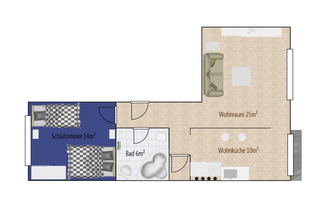 Apartmán Wohnen Im Gemuetlichem Ambiente BRE Exteriér fotografie
